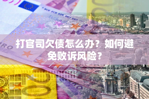 北京打官司欠债怎么办？如何避免败诉风险？