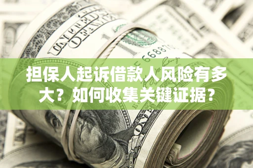 北京担保人起诉借款人风险有多大？如何收集关键证据？