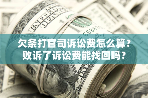 北京欠条打官司诉讼费怎么算？败诉了诉讼费能找回吗？