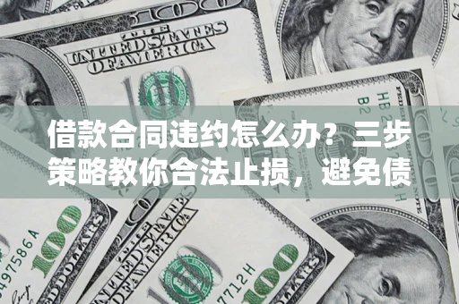 北京借款合同违约怎么办？三步策略教你合法止损，避免债务危机升级